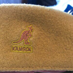 Vintage KANGOL Great Britain 100% Wool Cabbie / Newsboy Flat Cap